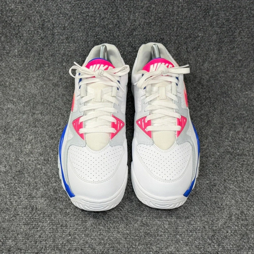 Nike Air Cross Trainer 3 Low Sneaker Men 11 White Hyper Pink Racer Blue Athletic